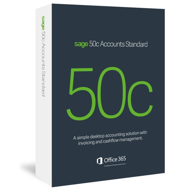 Sage 50c Accounts Standard Box - 12 Month Subscription