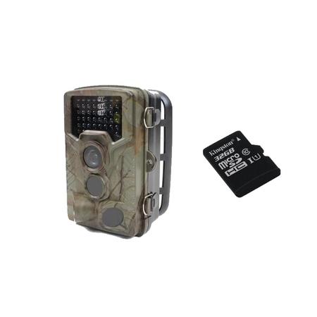 electriQ Pro Outback 12 Megapixel HD Wildlife and Nature Camera with Night Vision & 32GB SD Card