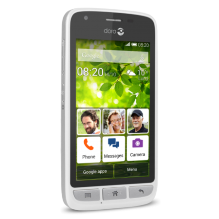 Doro Liberto 820 Mini White 4" 4GB 3G Unlocked & SIM Free