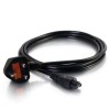 C2G 1m UK Laptop Power Cord with Clover Leaf Connector