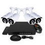 electriQ CCTV System - 4 Channel HD DVR with 4 x 720p Bullet Cameras & 1TB HDD
