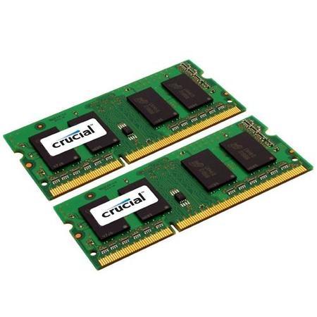 Crucial 16GB DDR3 1333MHz Non-ECC SO-DIMM 2 x 8GB Memory Kit