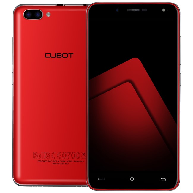 Cubot Rainbow 2 Red 5" 16GB 3G Unlocked & SIM Free