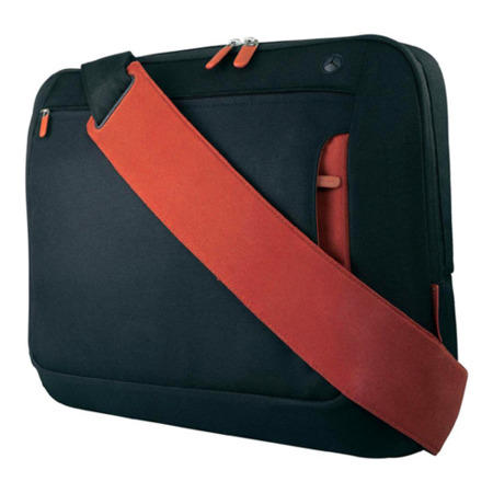 Belkin 17" Laptop Messenger Bag in Black/Red