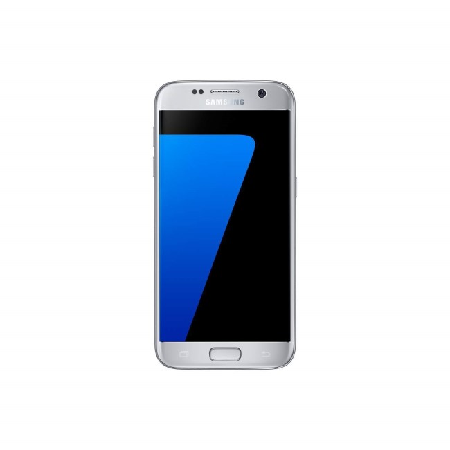 GRADE A1 - Samsung Galaxy S7 Flat Silver 5.1" 32GB 4G Unlocked & Sim Free