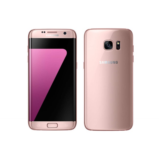 GRADE A1 - Samsung Galaxy S7 Edge Pink Gold 5.5" 32GB 4G Unlocked & SIM Free