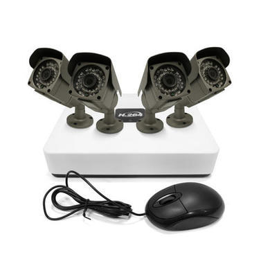 electriQ 4 Channel HD 1080p Network Video Recorder with 4 x 960p Bullet Cameras & 1TB Hard Drive