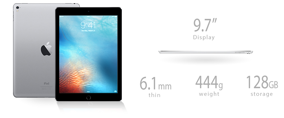 iPadPro 9.7 inch space grey