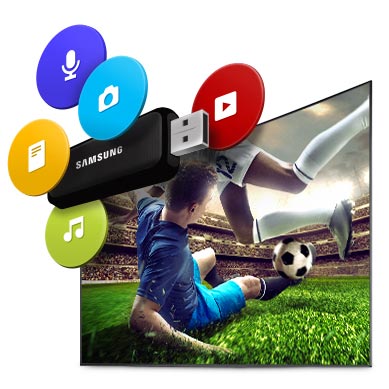 Personalise your viewing, plug in USB or HDD to watch on big screen