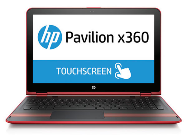 HP x360 with four stand positions